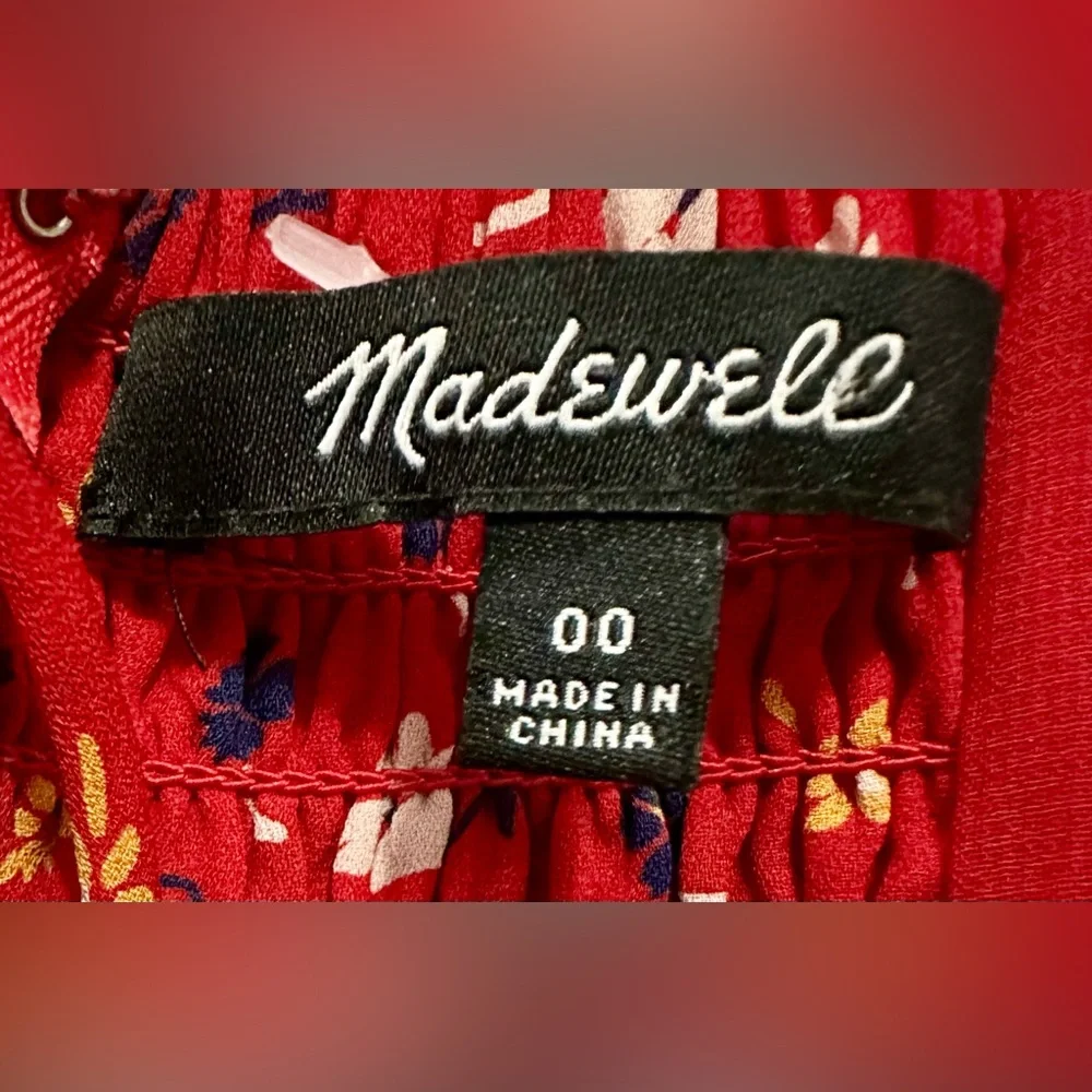 Madewell sleeveless ruched